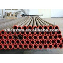 Wear resisting ceramic lined steel pipe